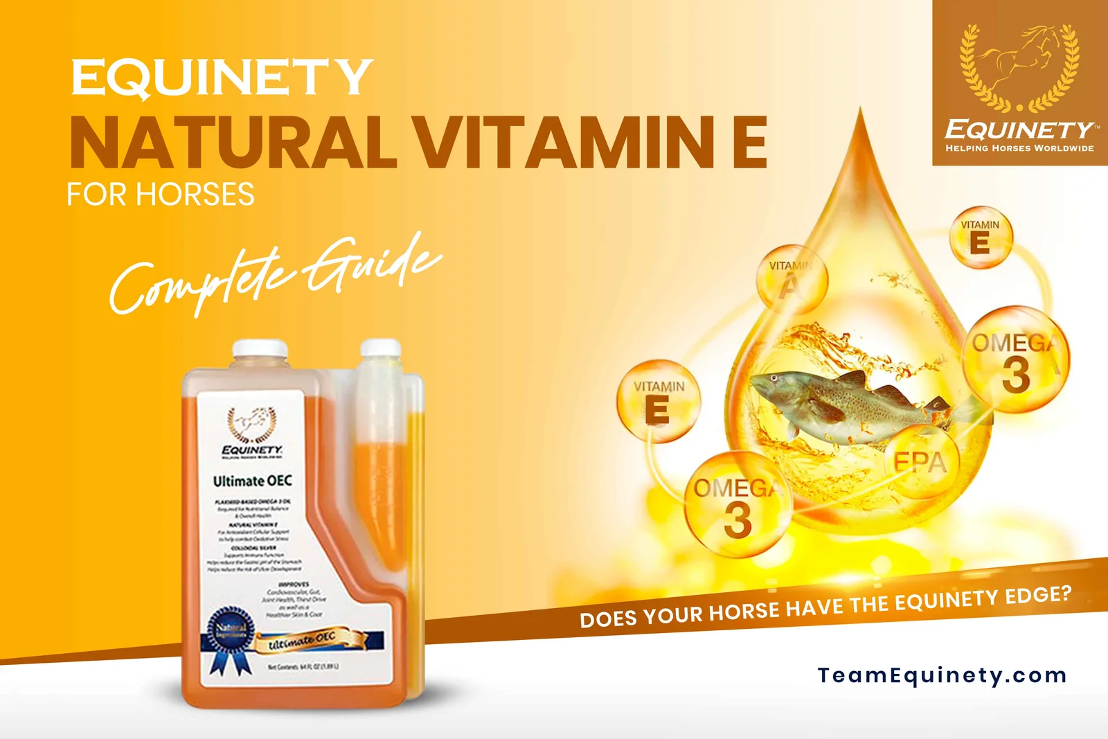 Vitamin E For Horses – Signs of Deficiency, Best Supplements and Guidelines